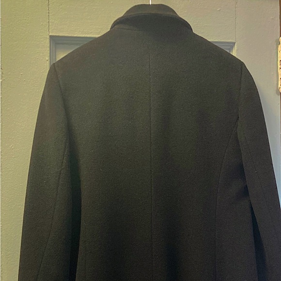 Classic Brooks Brothers women’s black wool coat - Picture 3 of 6